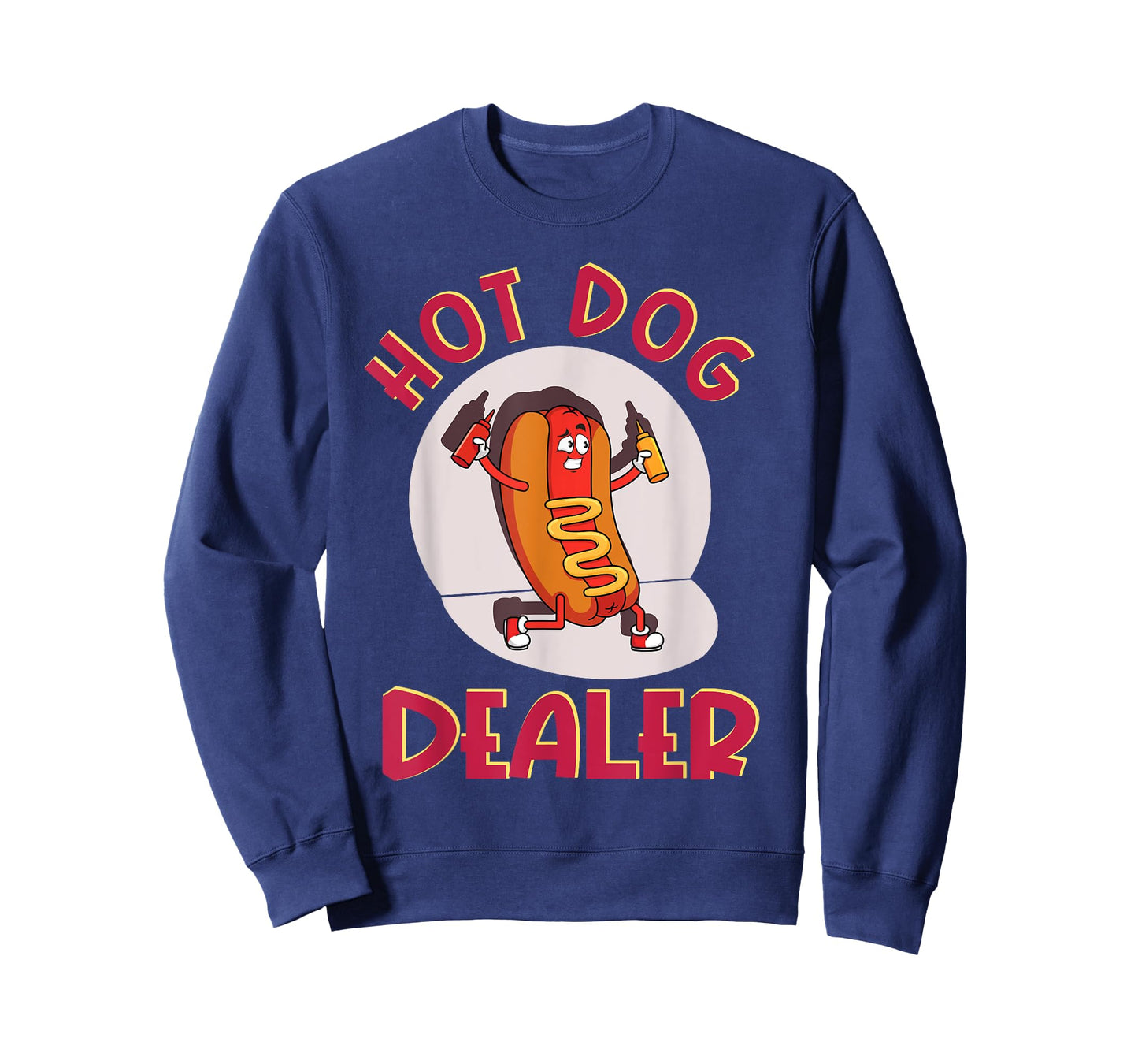 Hot Dog Outfit Eating Contest Glizzy Costume Hot Dog Dealer Men Women Kids T-Shirt