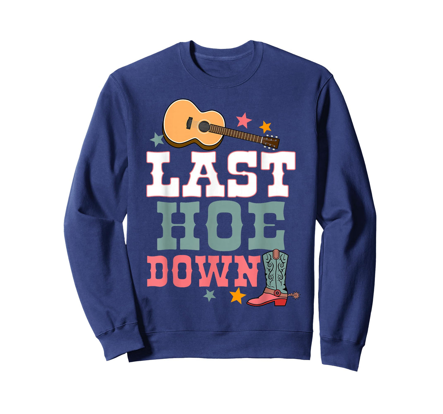 Last Hoe Down Bridesmaid Rodeo Country Bachelorette Party T-Shirt
