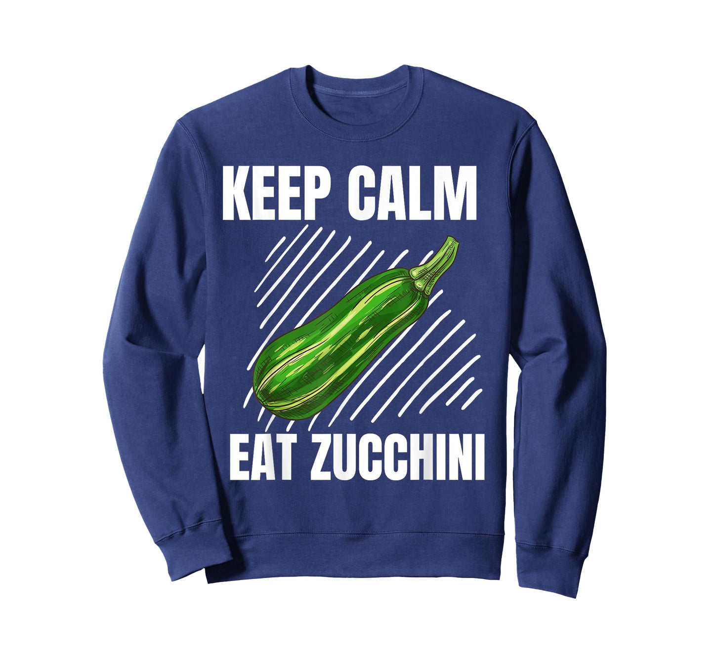 Keep Calm Eat Zucchini Vintage Grunge Zucchini Lover T-Shirt