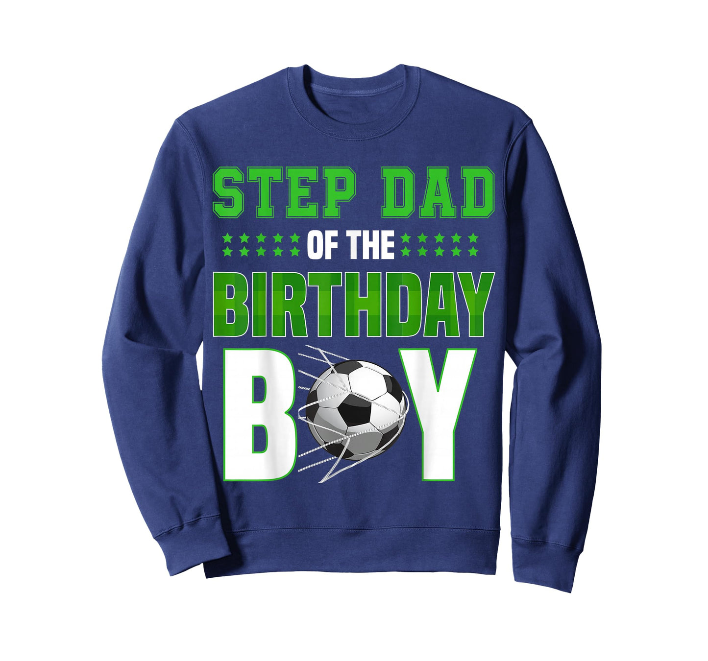 Goal Scoring Birthday Boy Celebration Look for Step Dad T-Shirt