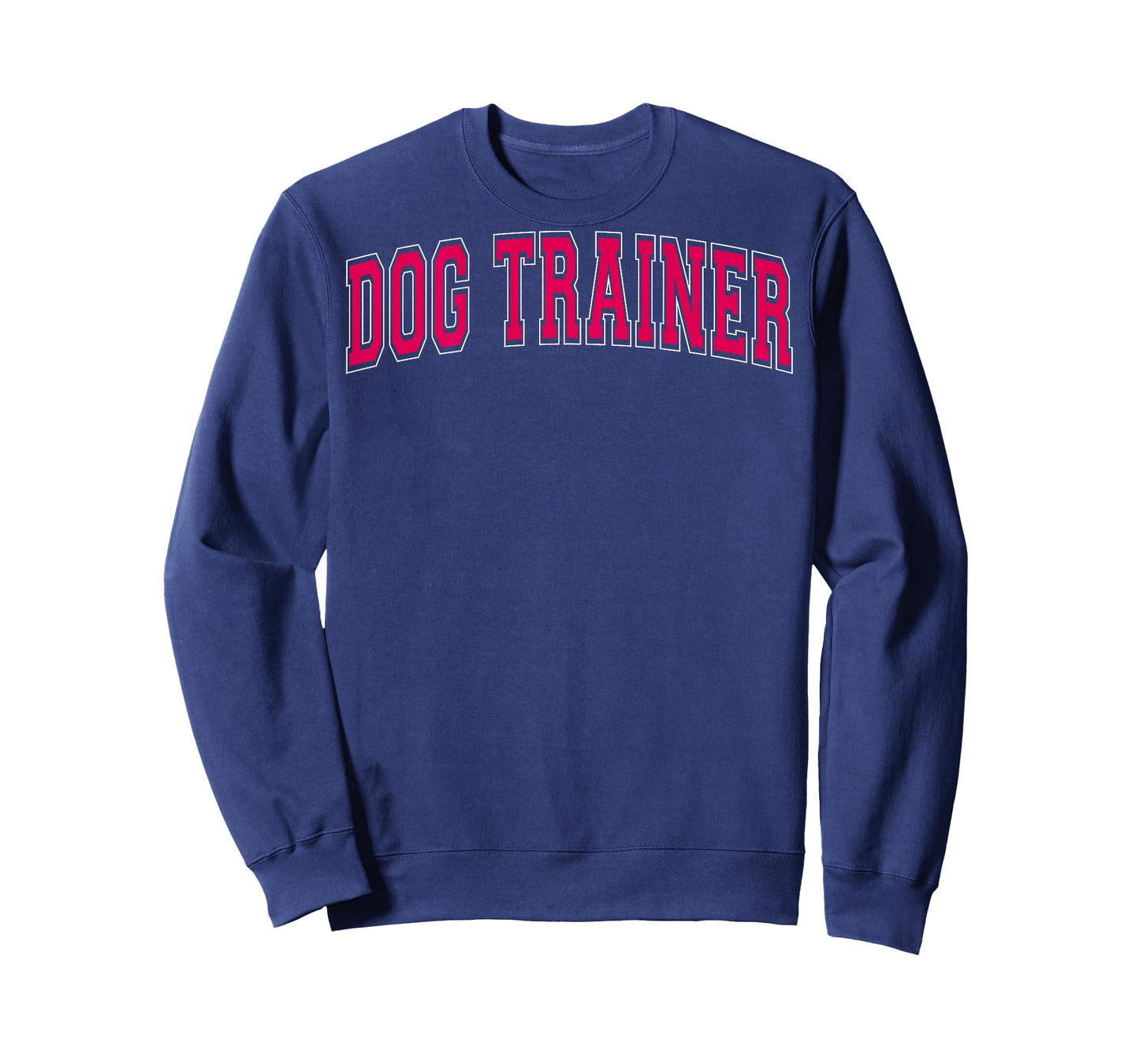 Dog Trainer Retro Varsity Arched Red Letters On The Back T-Shirt