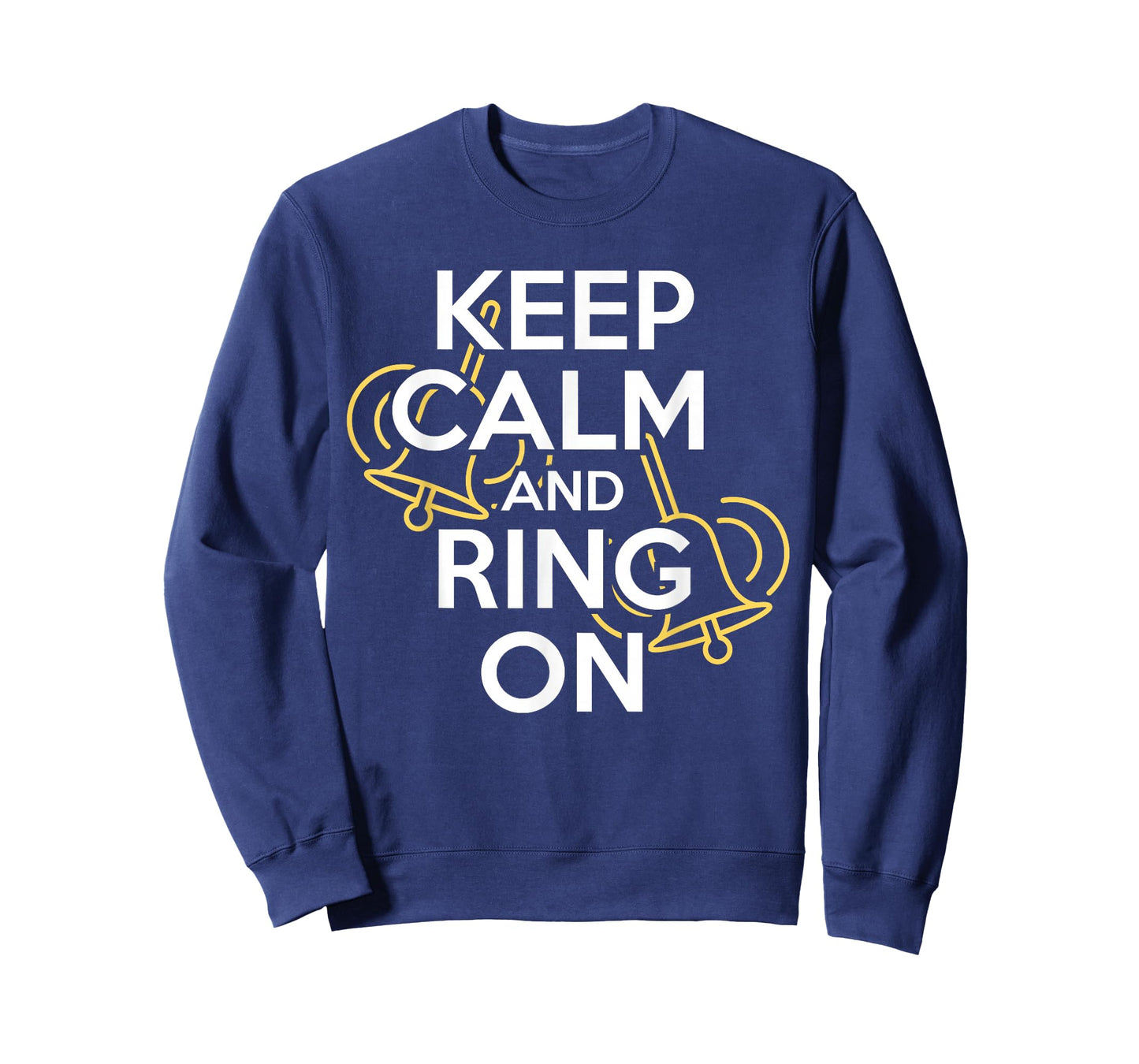 Keep Calm And Ring On Handbell Player Choir Gift T-Shirt
