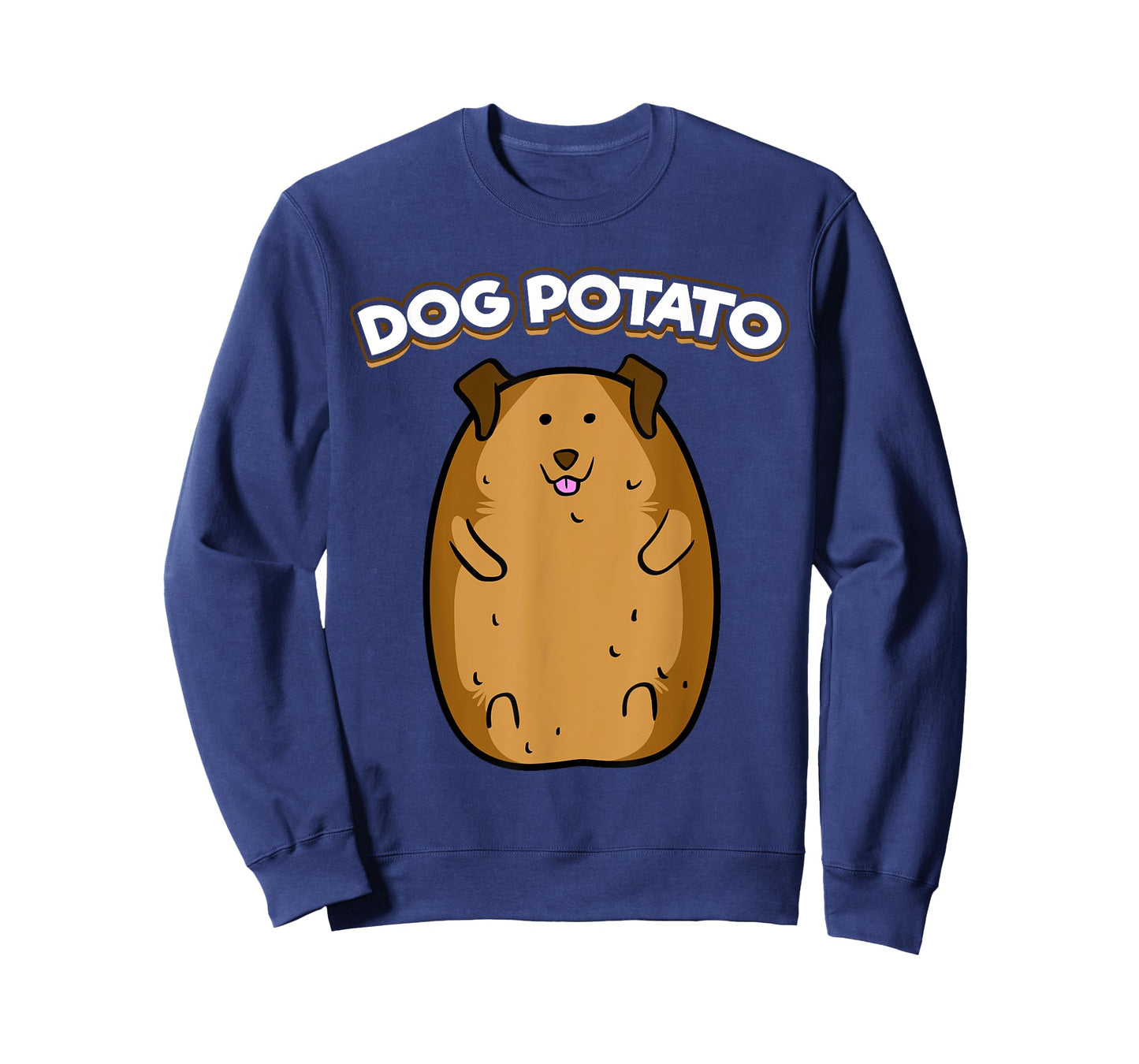 Dog Potato T-Shirt Funny Cute Fat Potato Canine Animal Tee T-Shirt for Men Women Girls Kids