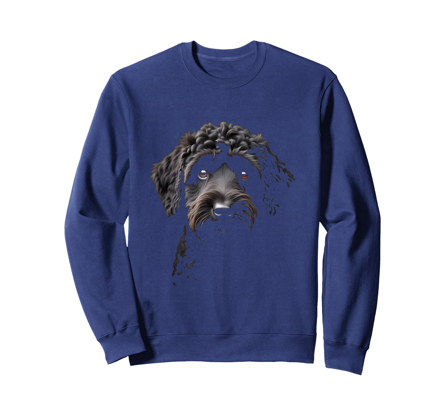 Black Portuguese Water Dog Portuguese Dog Face T-Shirt