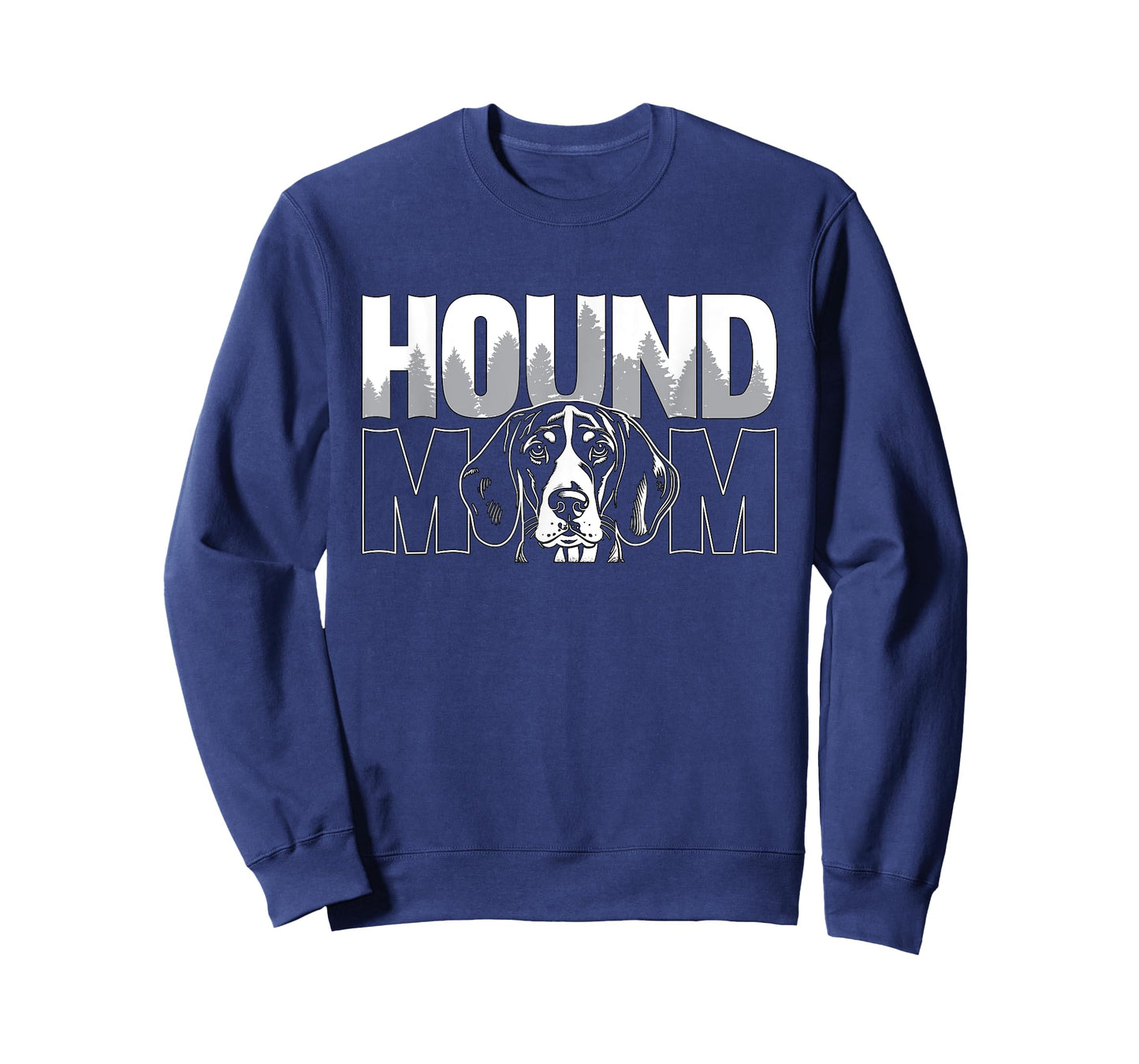 Hound Mom Loves Treeing Walker Bluetick Dog Breed Coonhound Men Women T-Shirt