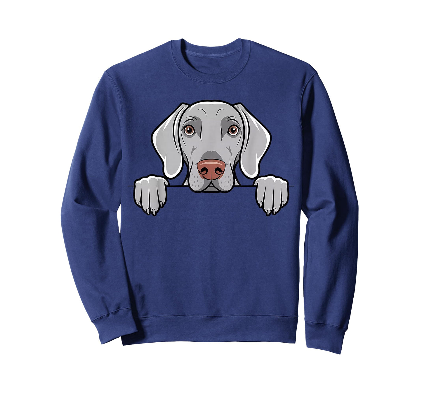 Cute Weimaraner Peeking Pocket Puppy Funny Dog Lover T-Shirt