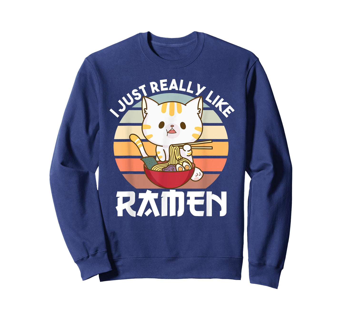 I just really like Ramen Cute Cat Eats Ramen Noodles T-Shirt