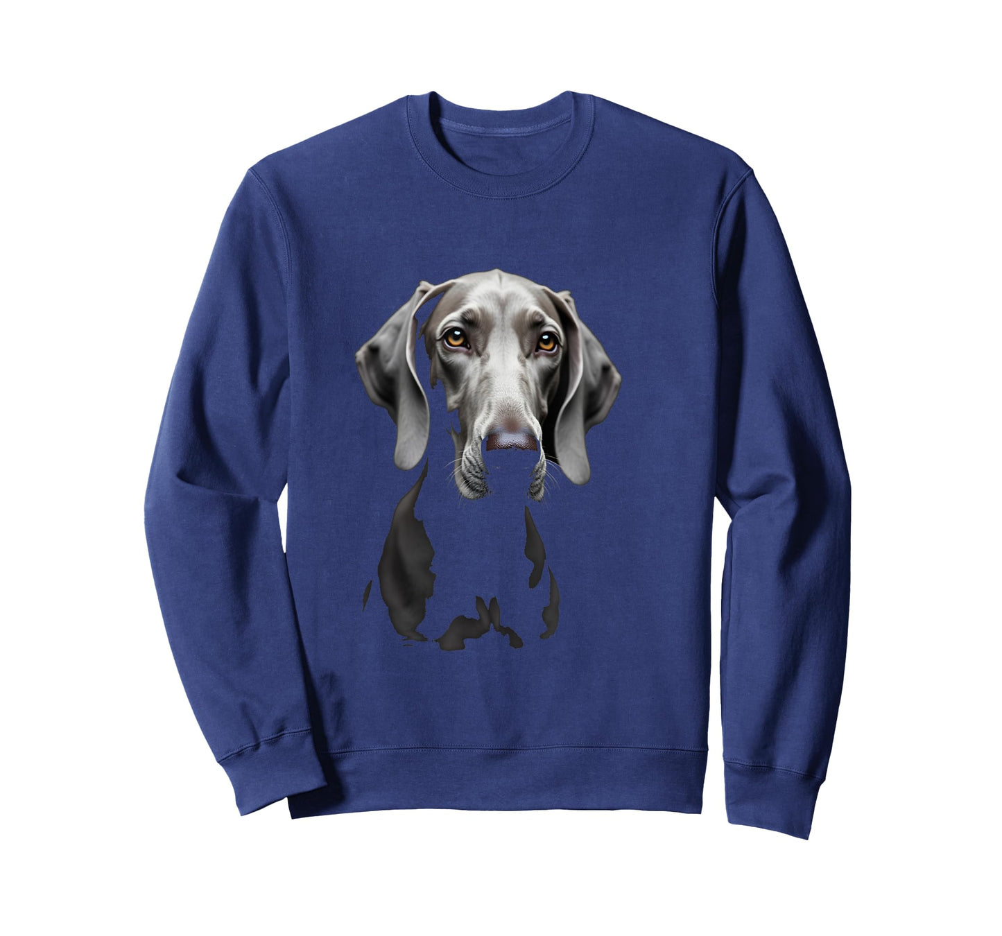 Black Weimaraner Dog Weimaraner Face T-Shirt