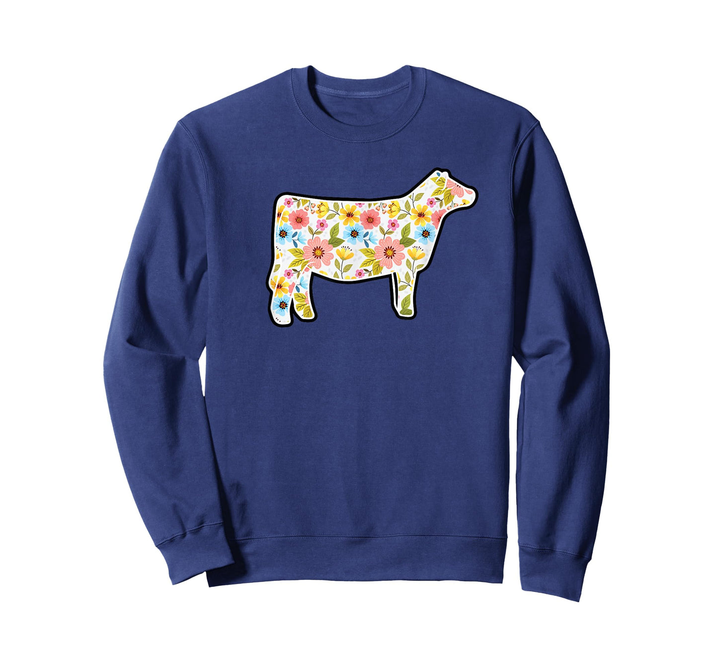show cattle flower, show Beef flower T-Shirt