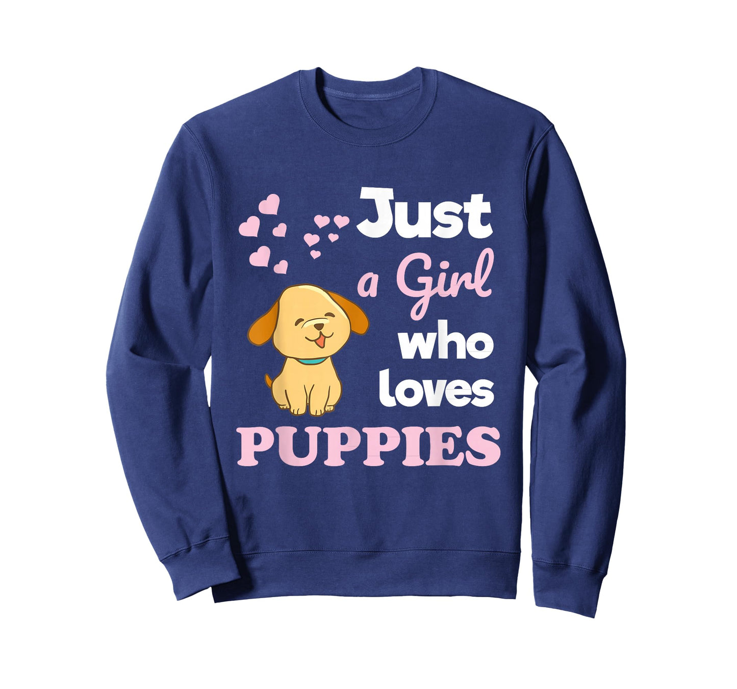 Just a Girl Who Loves Puppies Puppy Lover T-Shirt