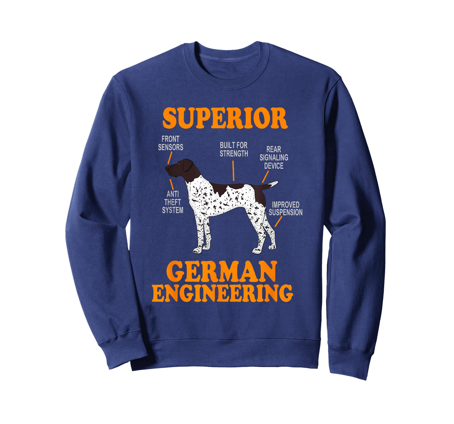 German Shorthair Pointer Funny | Dog Silhouette | T-Shirt
