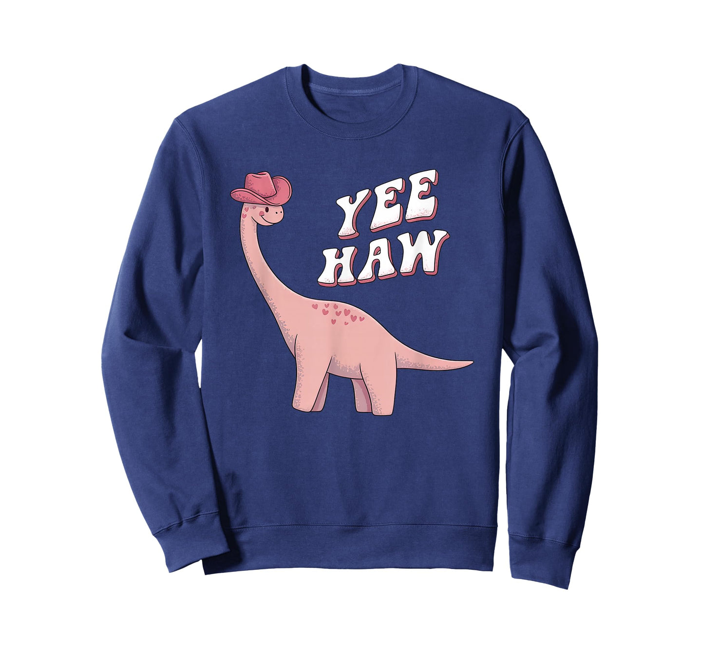Cute Cowboy Dinosaur Yeehaw Pink Western Cowgirl Country T-Shirt