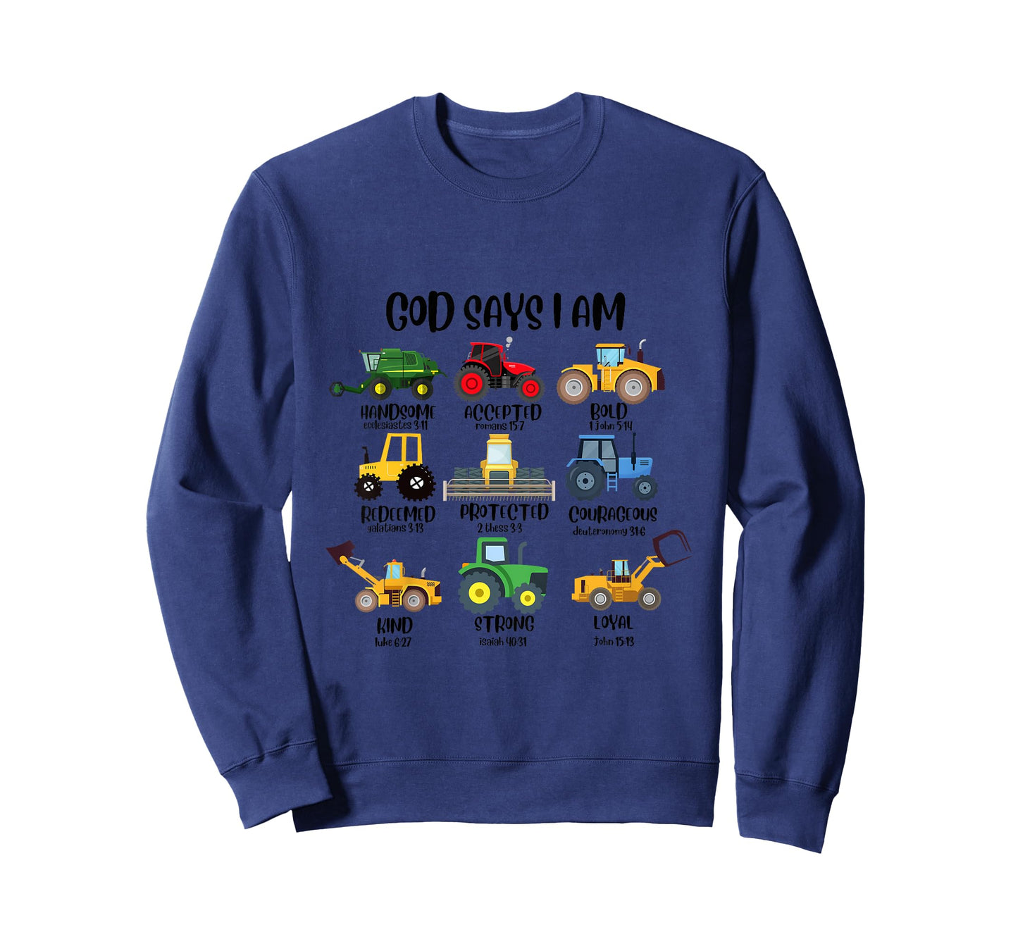 God says I am Construction Bible Verse Truck T-Shirt
