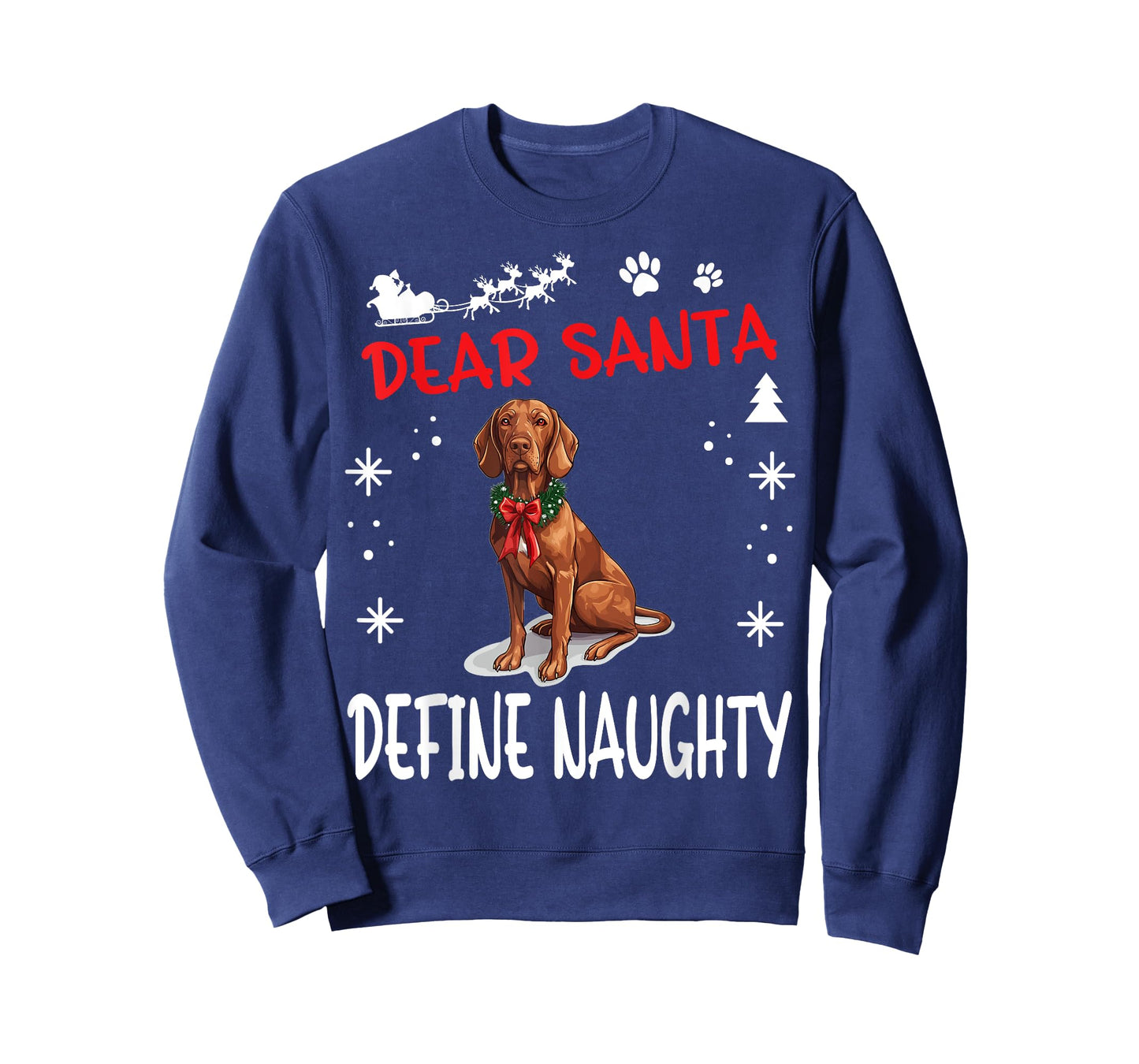 Cute Redbone Coonhound Dog Christmas Dear Santa Define T-Shirt for Men Women Kids