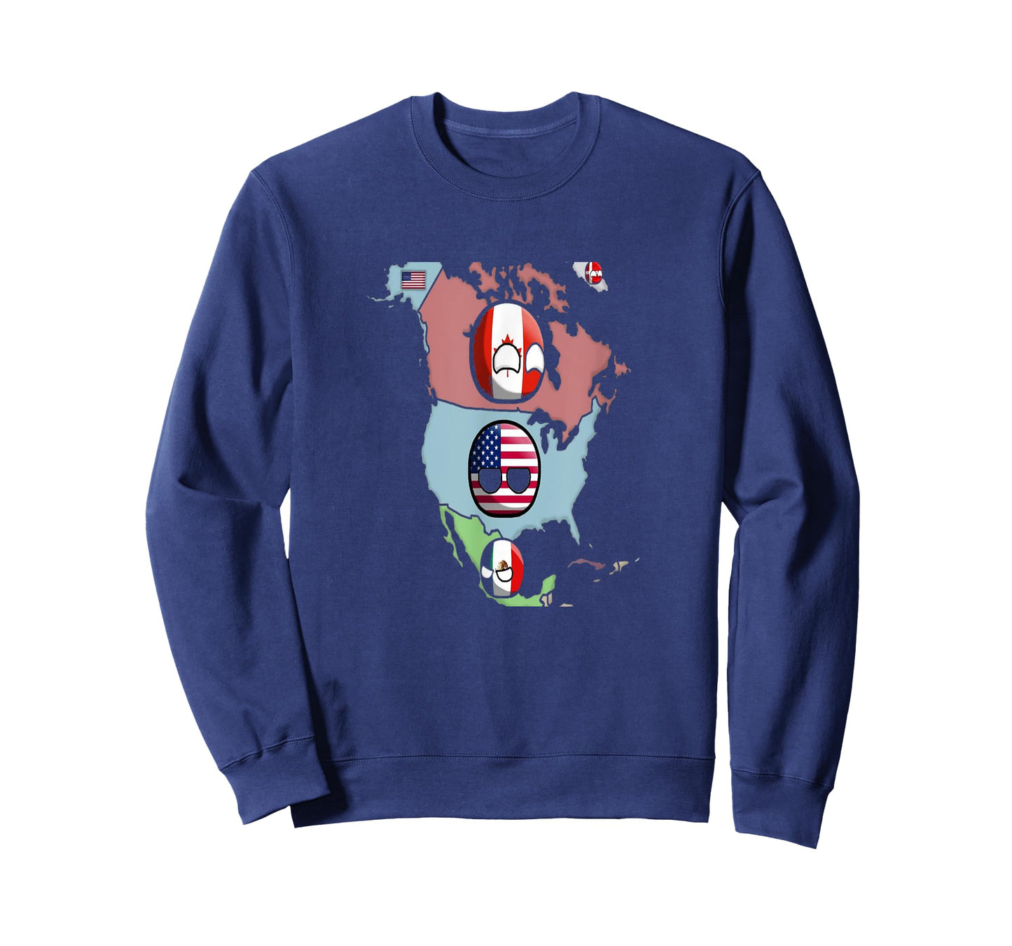 Countryballs north america countries T-Shirt