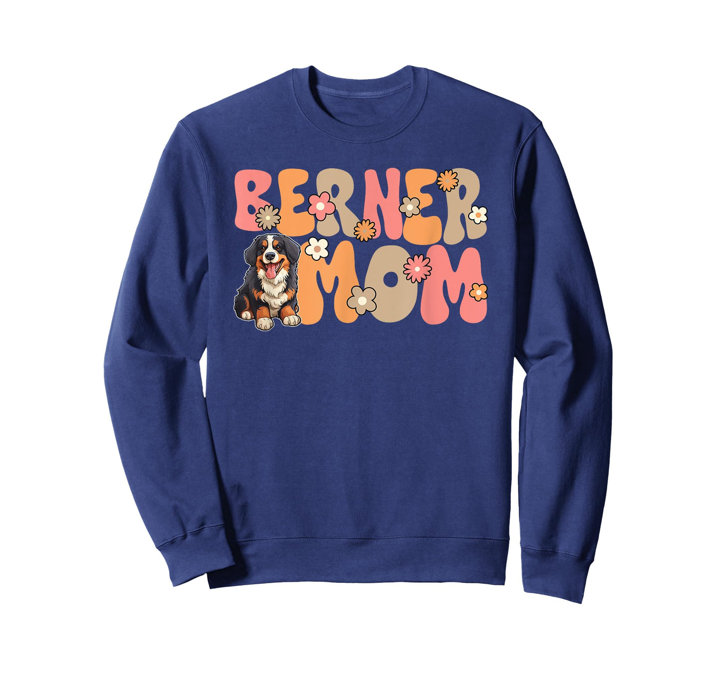 Bernese Mountain Dog Groovy World's Best Bernese Mom T-Shirt