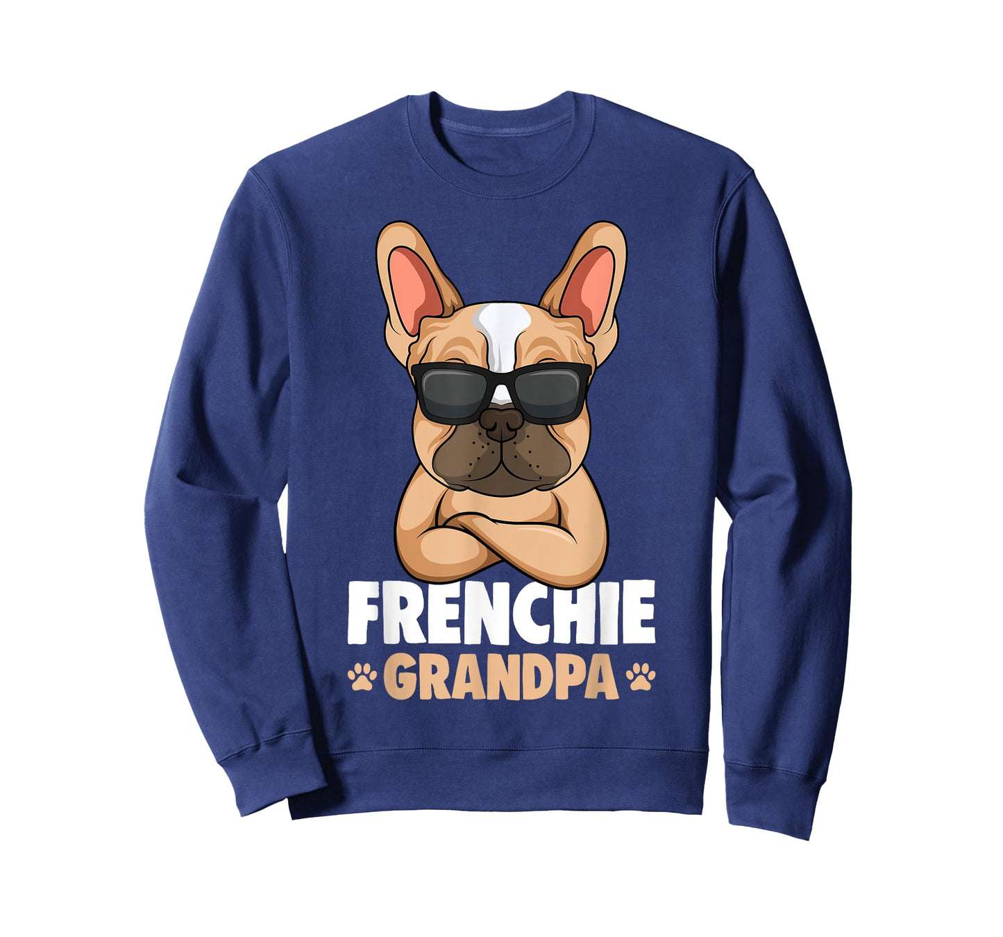 French Bulldog Grandpa Frenchie Dog T-Shirt