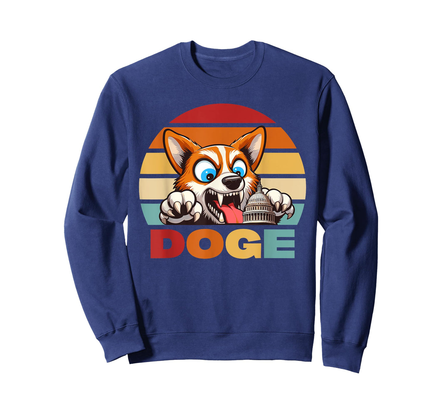 Funny Shiba Inu Sunset Doge Dog Men & Women T-Shirt