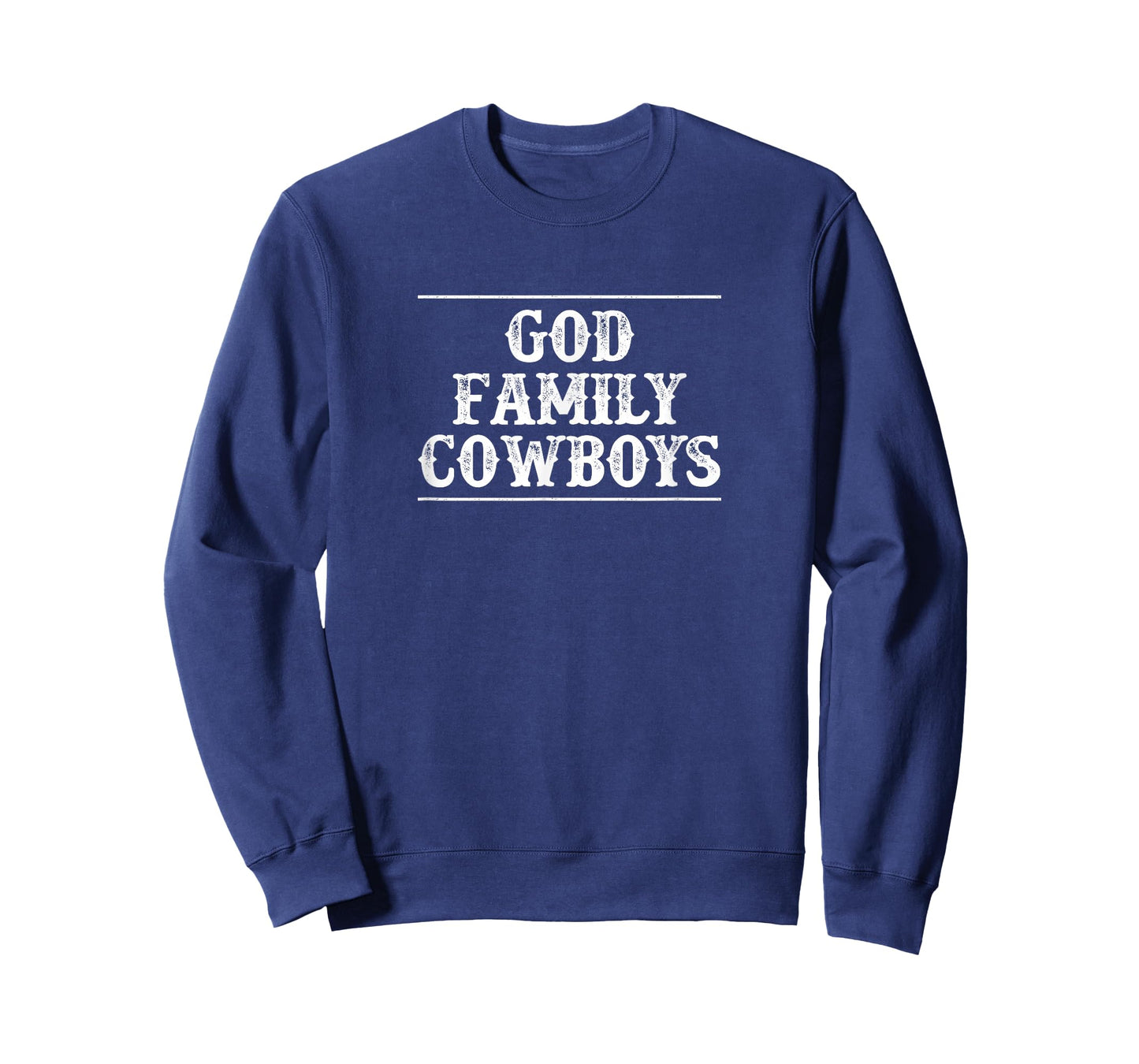 God Family Cowboys - Vintage Style - T-Shirt