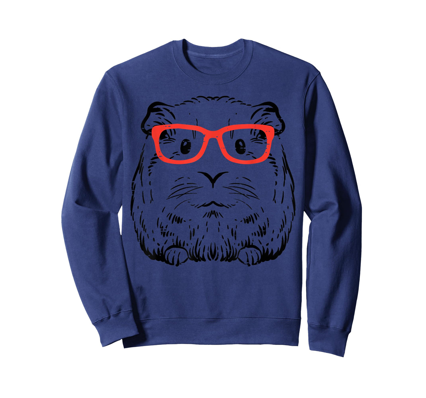 Guinea Pig Glasses Cute Hispter Cavy Nerd Pet Women Men Kids T-Shirt