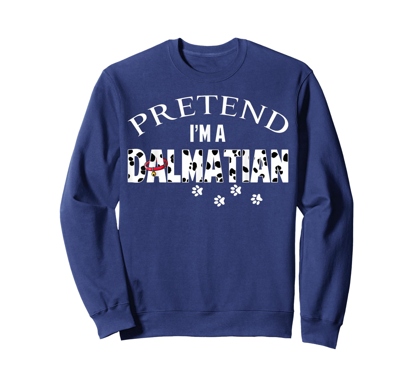Funny Pretend I'm A Dalmatian Dog Lover Halloween Costume T-Shirt