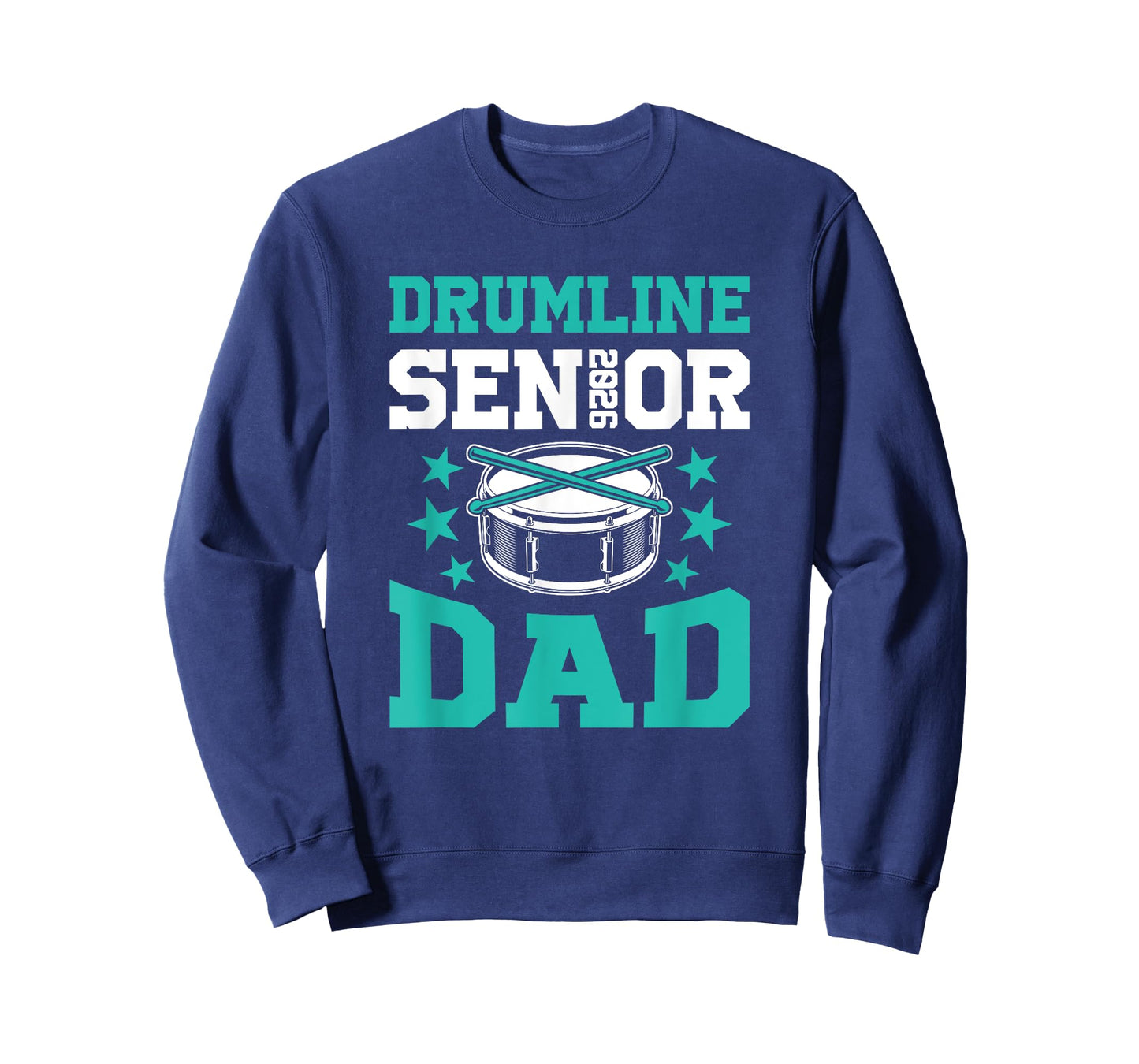 Drumline Senior 2026 Dad High School Marching Band T-Shirt