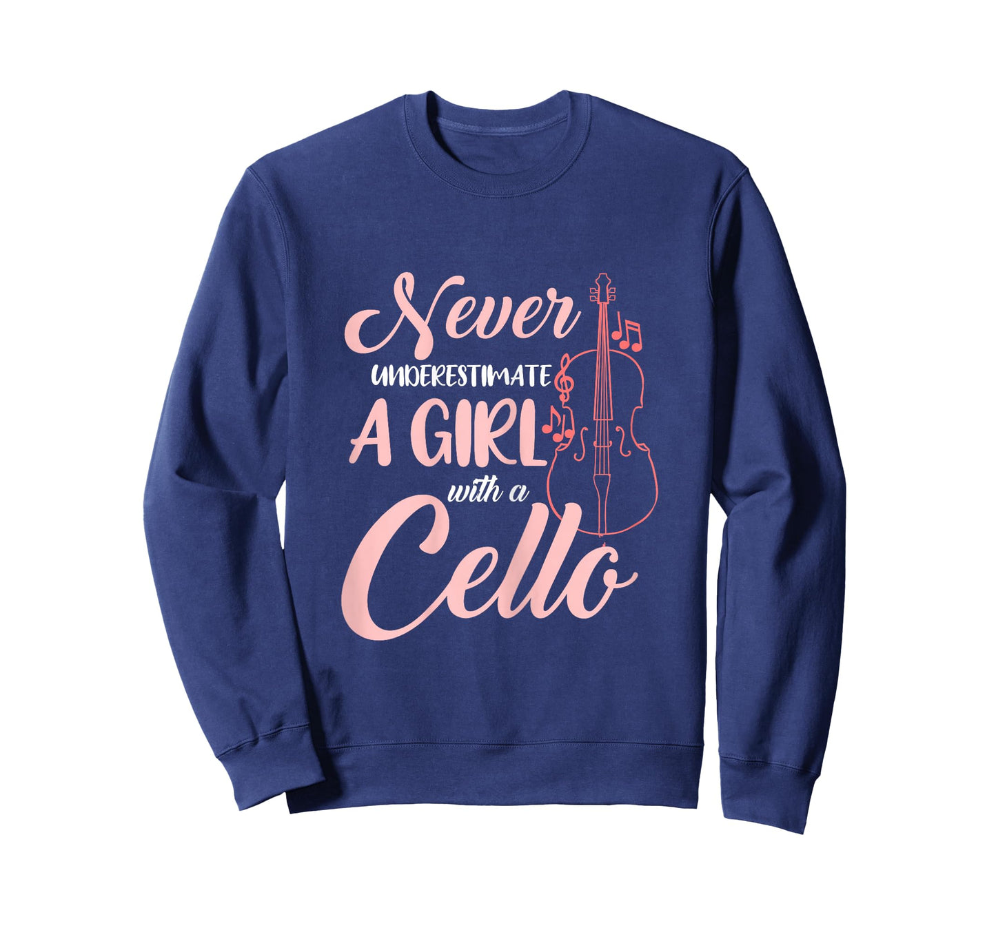Never Underestimate A Girl With A Cello T-Shirt