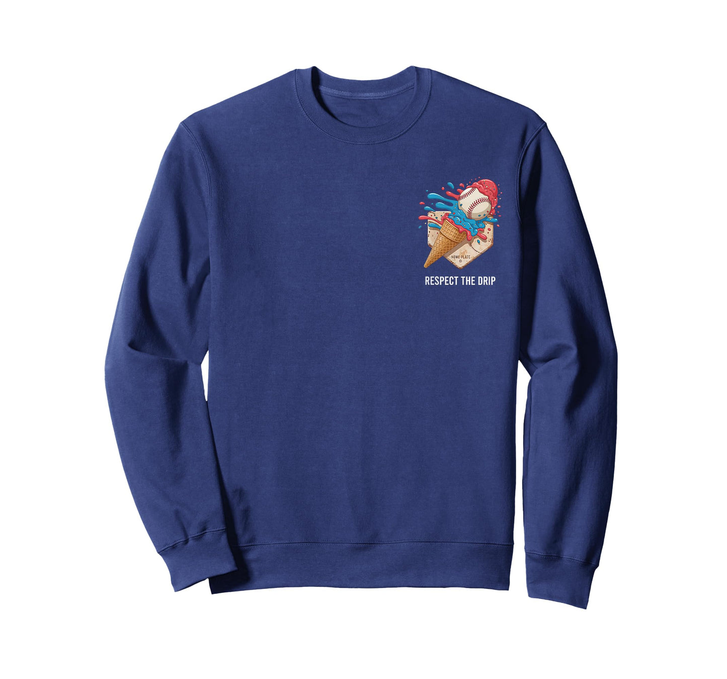 Baseball Drip Home Plate Ice Cream Sprinkles Boys T-Shirt