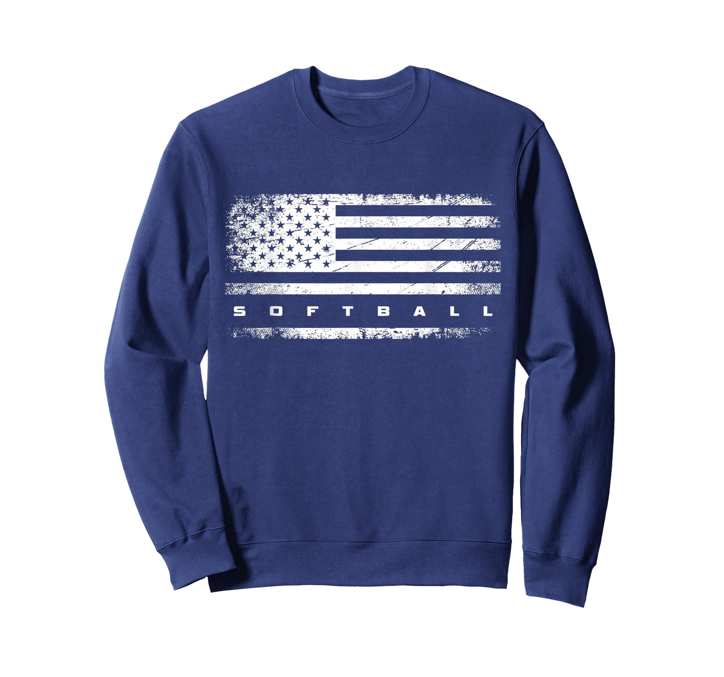 American Flag Softball Apparel - Softball T-Shirt