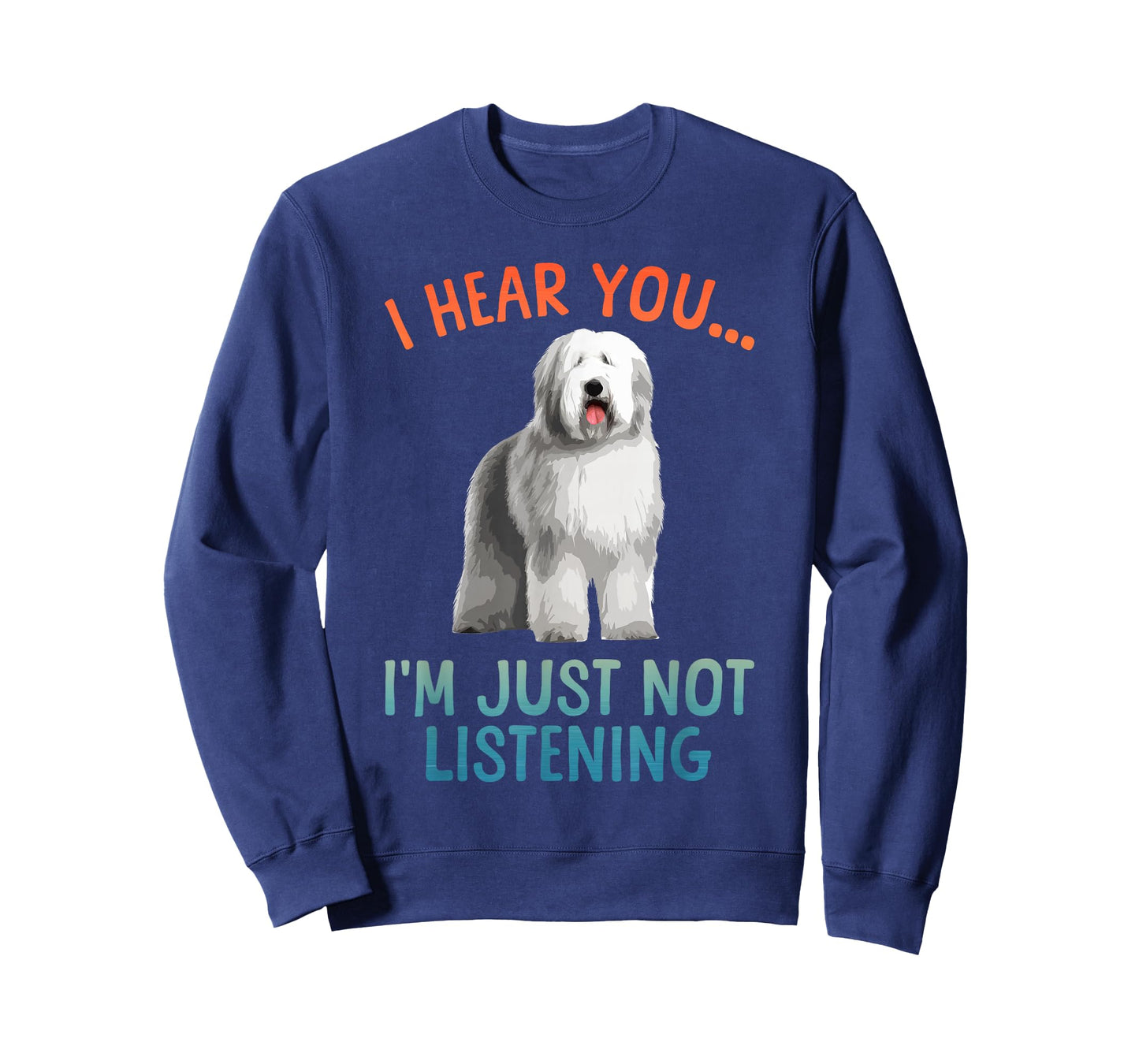 Funny Old English Sheepdog Art for Men Women Sheep Dog Lover T-Shirt