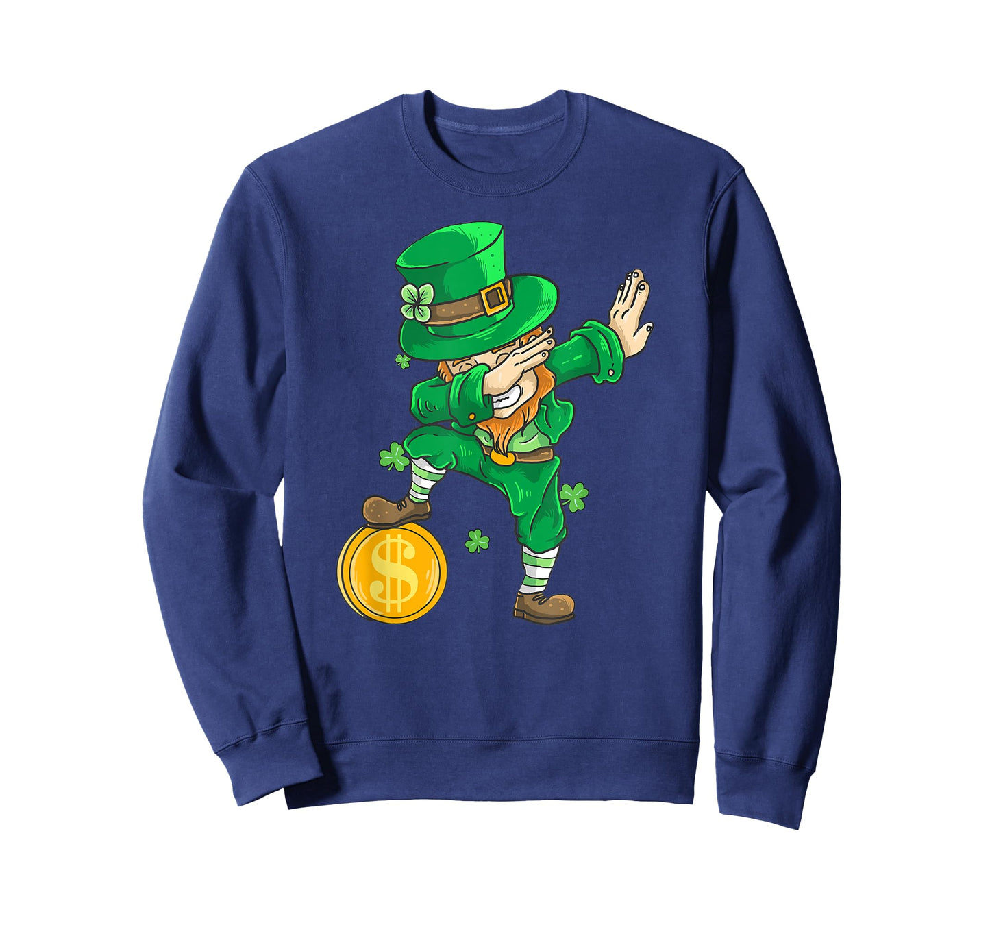 St Patricks Day Dabbing Leprechaun Kids Dab T-Shirt