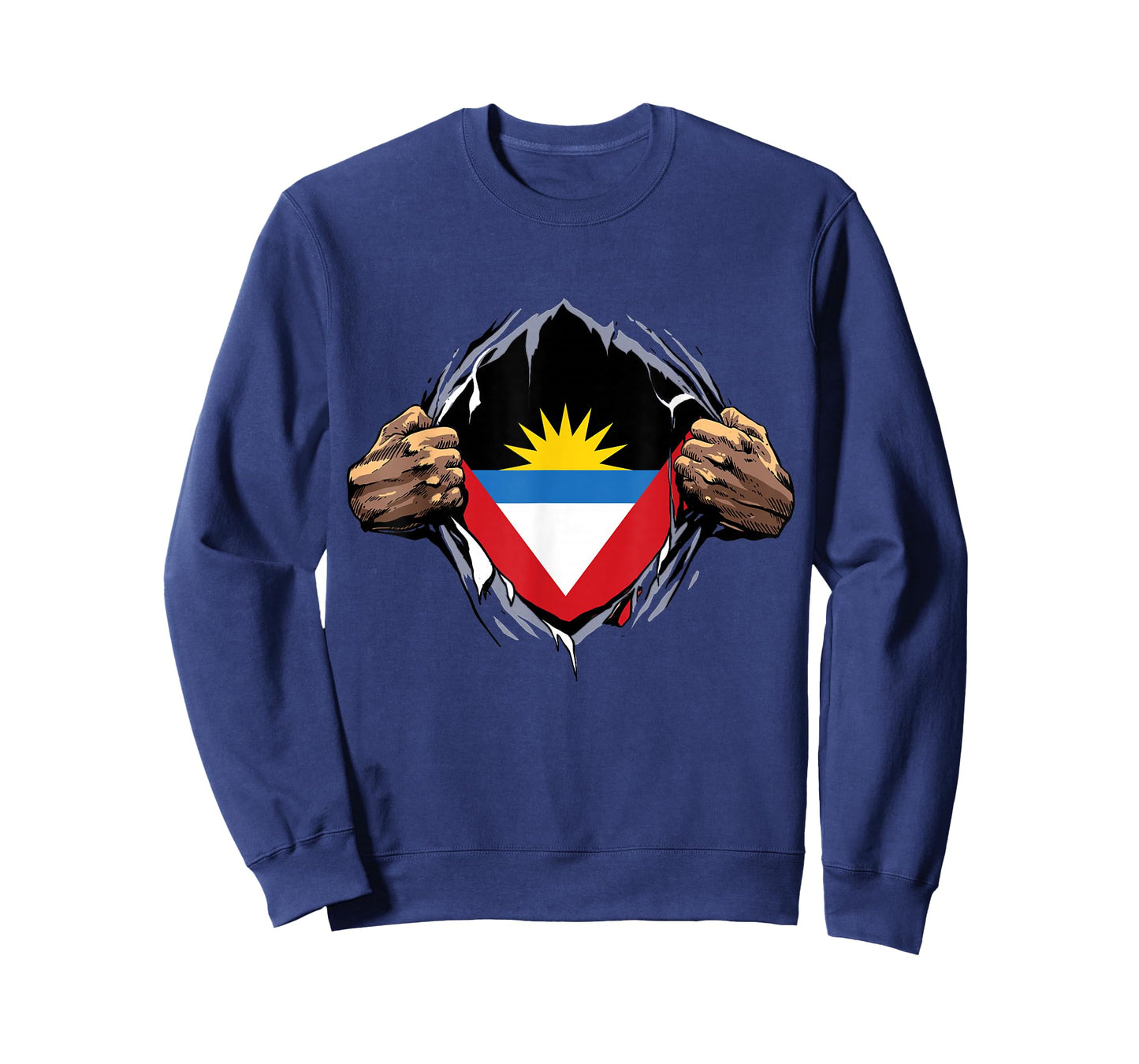 Antigua and Barbuda Shirt Super Antigua Flag Antiguan Roots T-Shirt