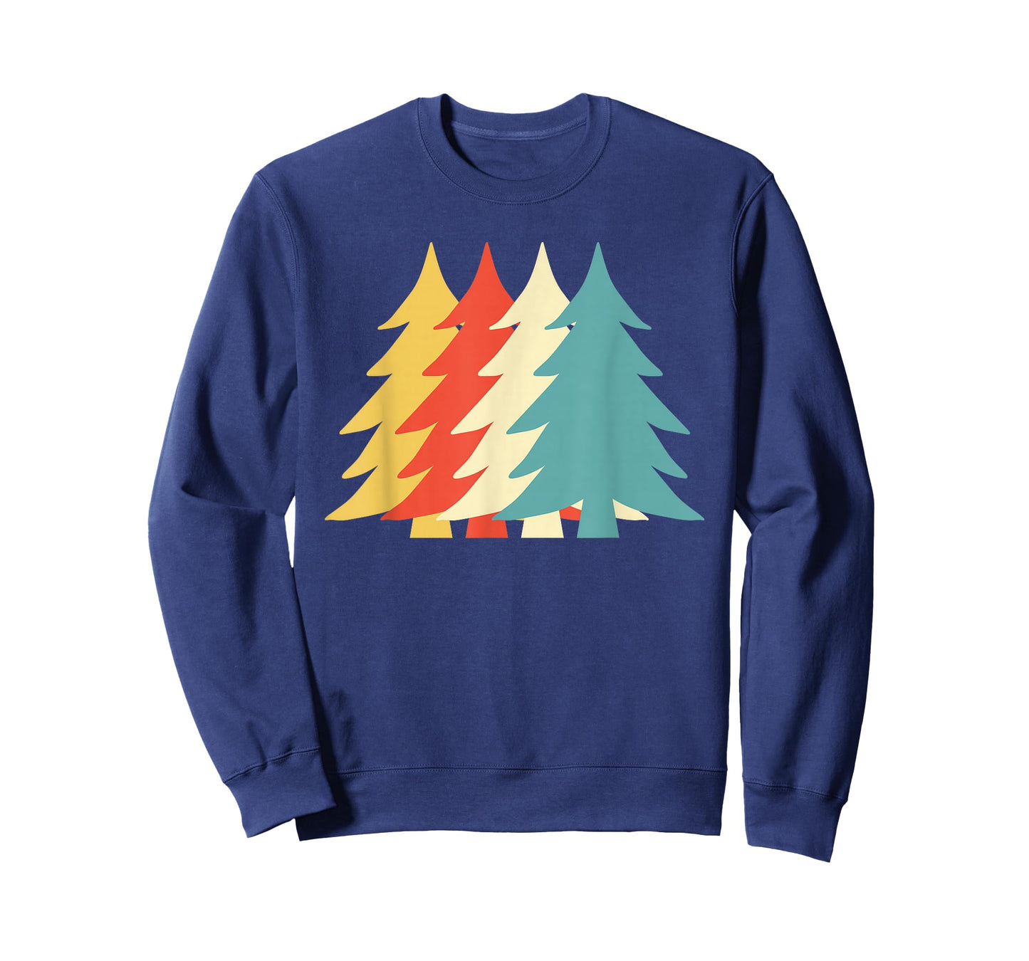 Vintage Christmas Tree Classic Retro Holiday Vibes Pinetree T-Shirt