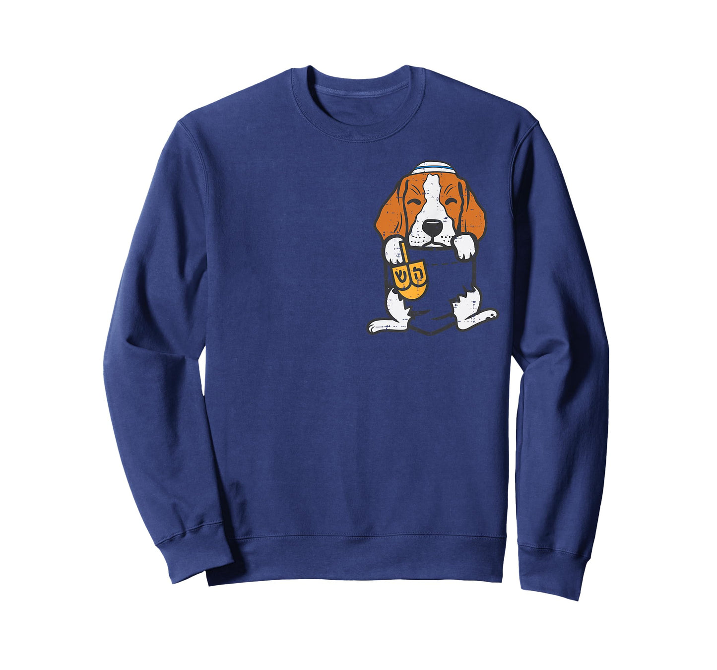 Jewish Pocket Dog Beagle Hanukkah Pajamas Chanukah PJs Women T-Shirt