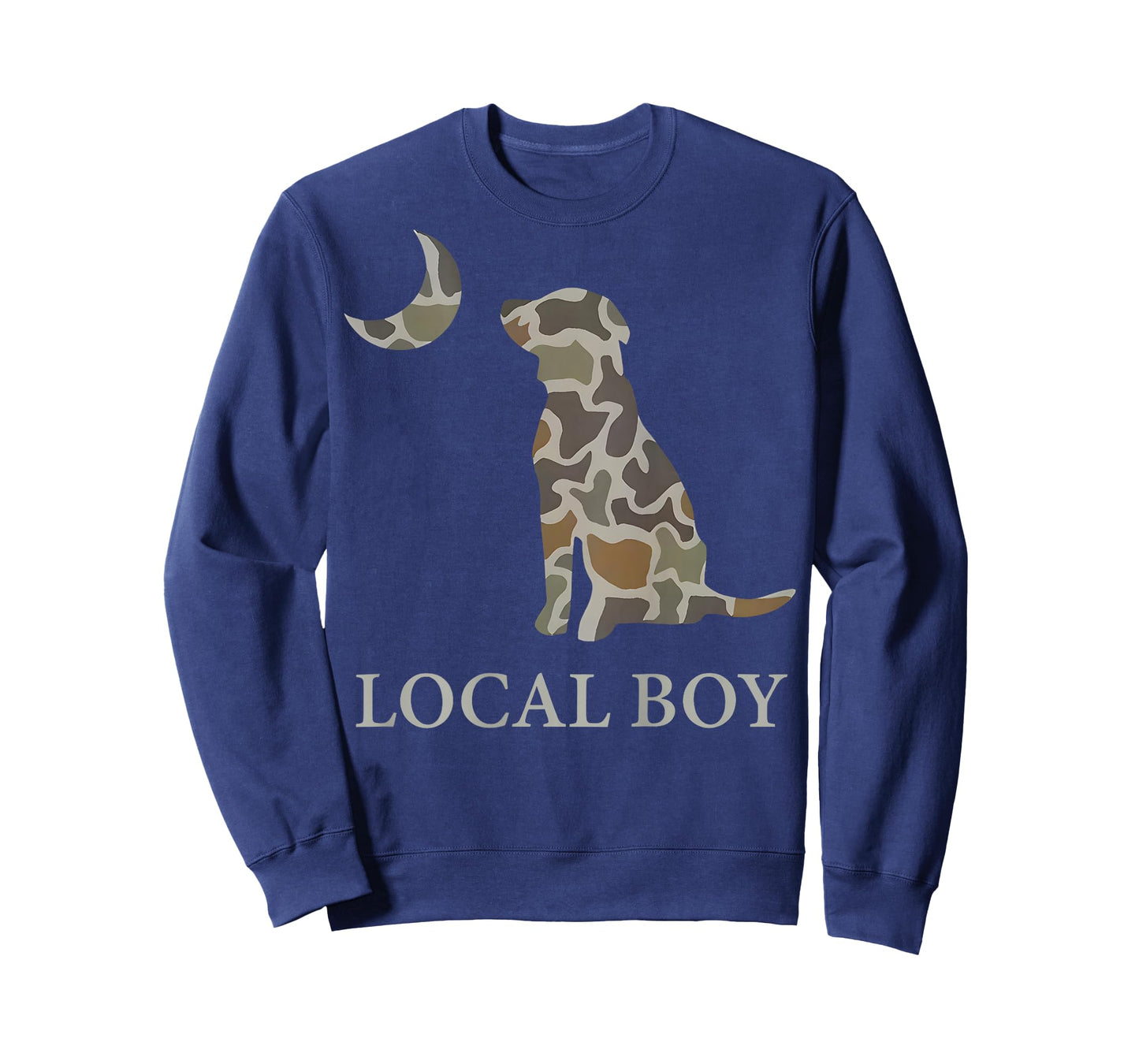 Camo Southern Local Boy Duck Hunting Black Lab Outdoor Men T-Shirt