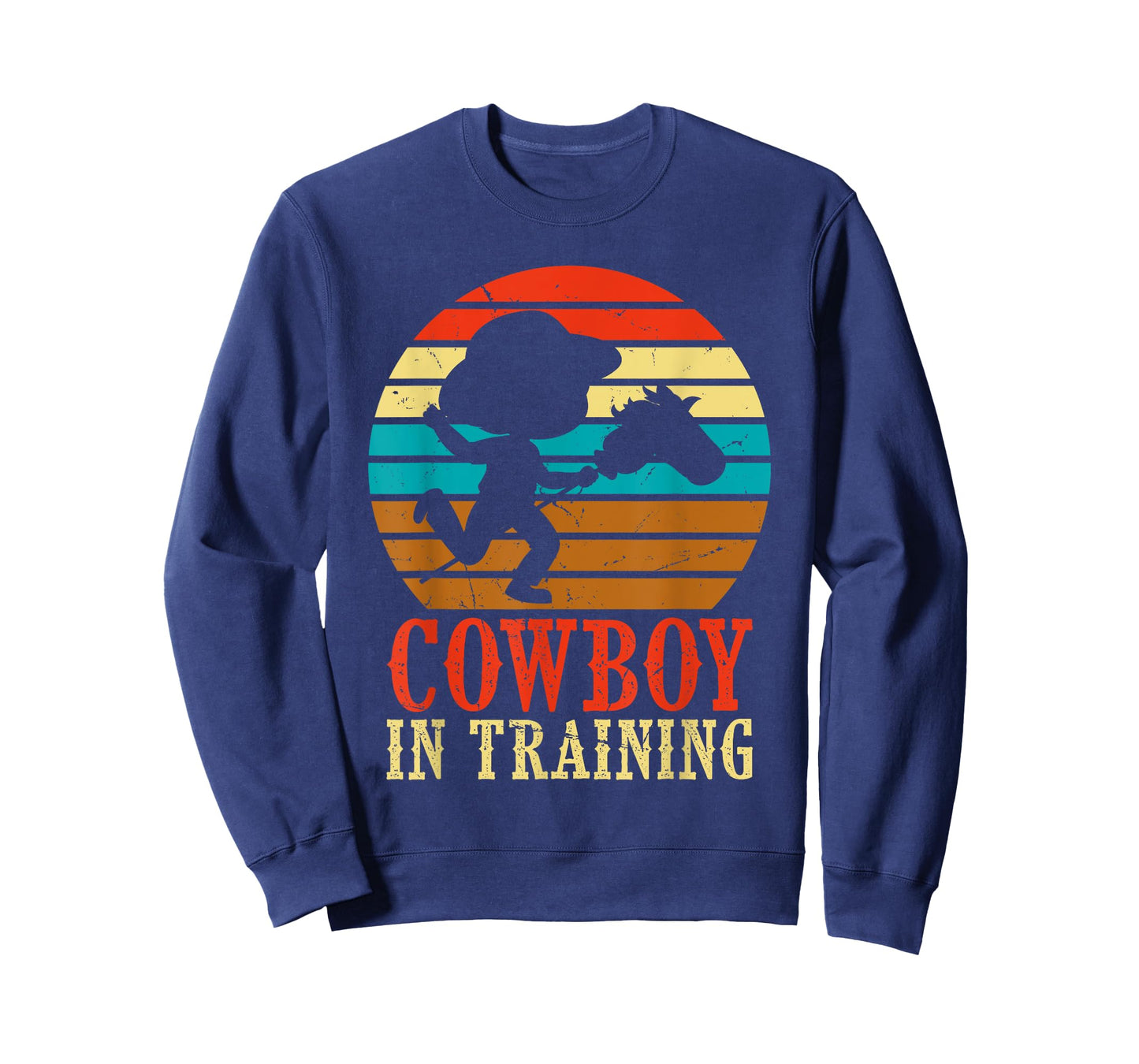 Kids Cowboy in Training Cute Future Rodeo Boy Wooden Horse T-Shirt