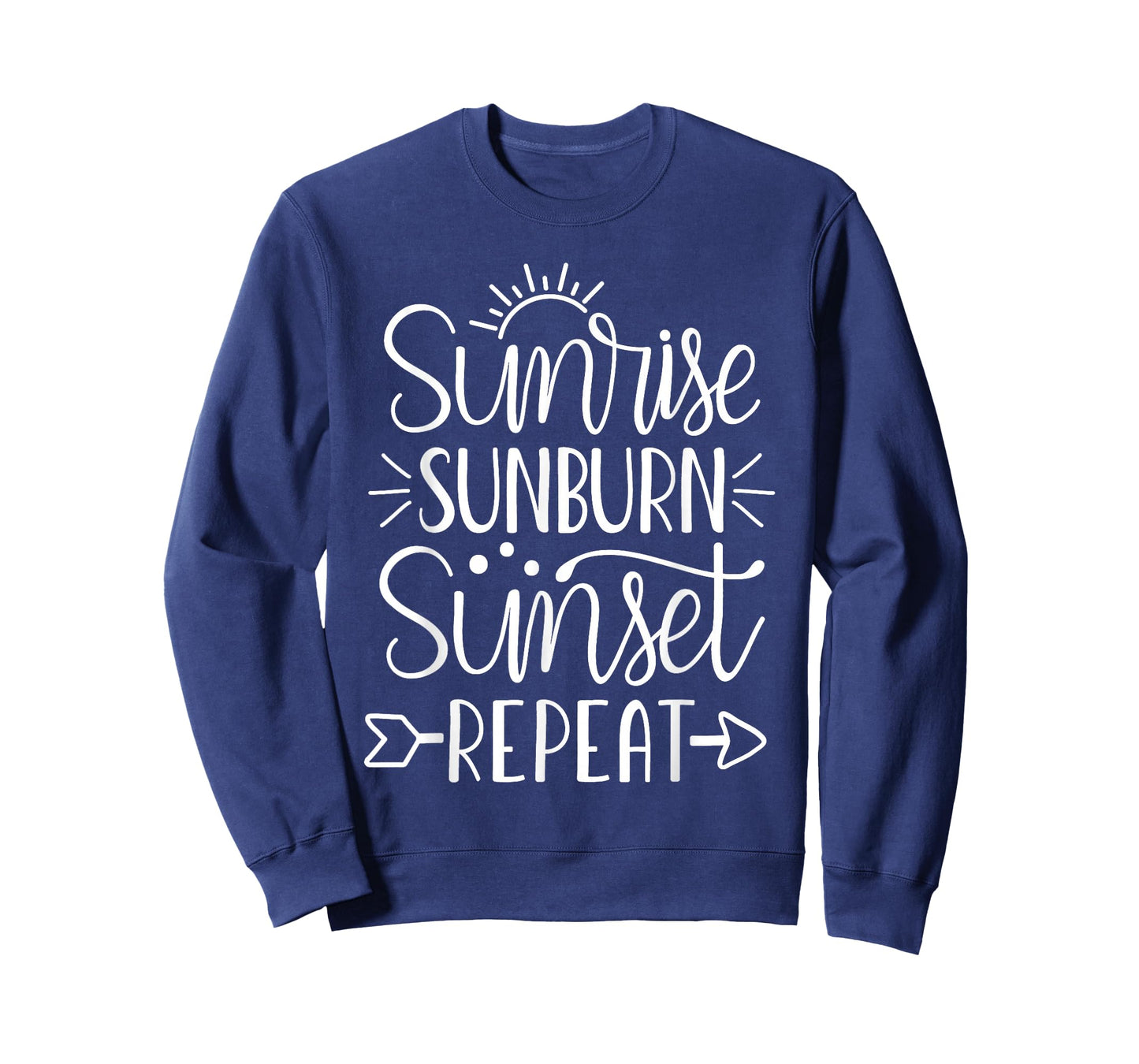 Sunrise sunburn sunset repeat tshirt, Beach Summer Family T-Shirt