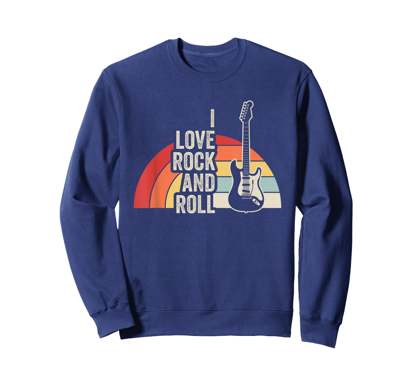 I Love Rock And Roll Retro Guitar T-Shirt