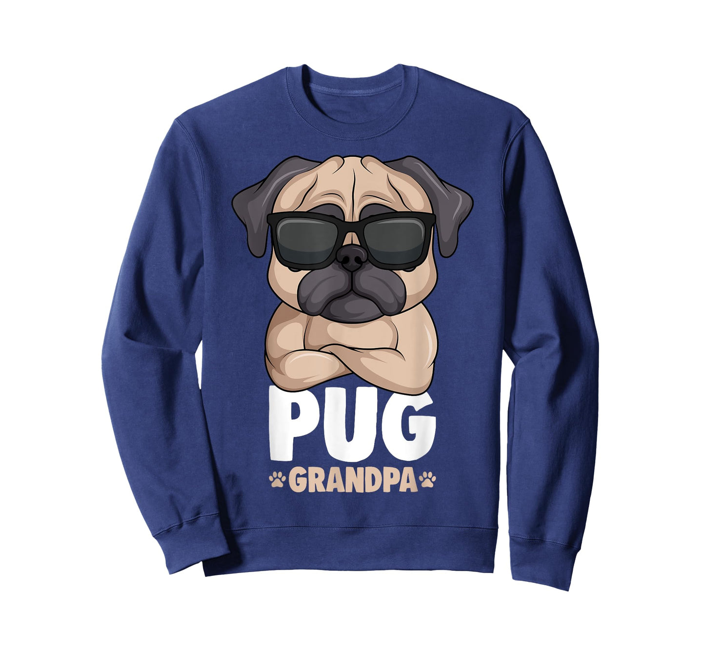 Pug Grandpa Dog T-Shirt