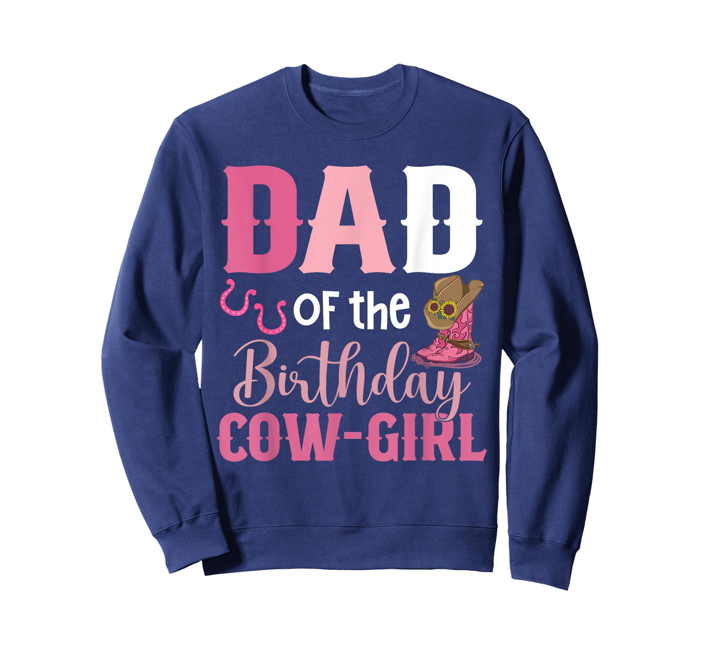 Dad Of The Birthday Cow Girl Rodeo Cowgirl 1st Birthday T-Shirt