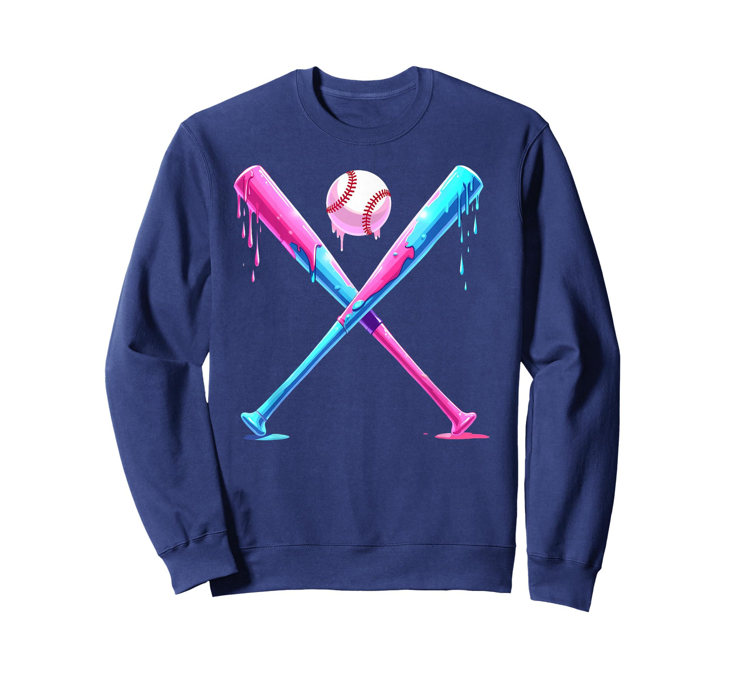 Baseball Home Plate Social Club for Boy Ice Cream Drip T-Shirt