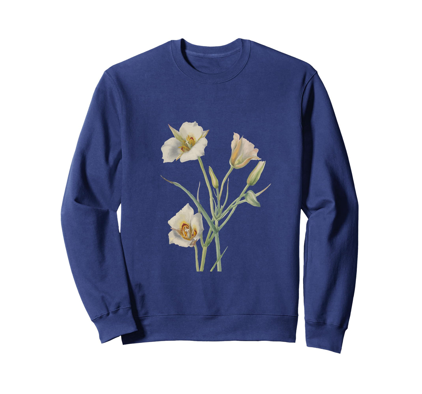 Sego Lily Botanical Art Vector Design T-Shirt