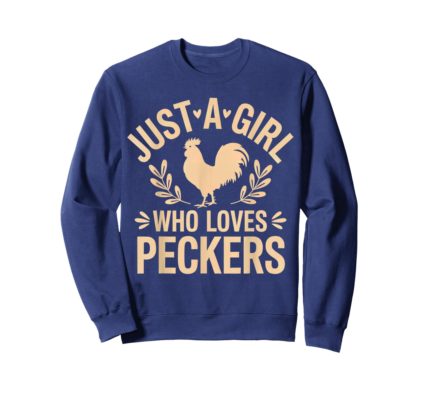 Just a Girl Who Loves Peckers Vintage women Retro T-Shirt
