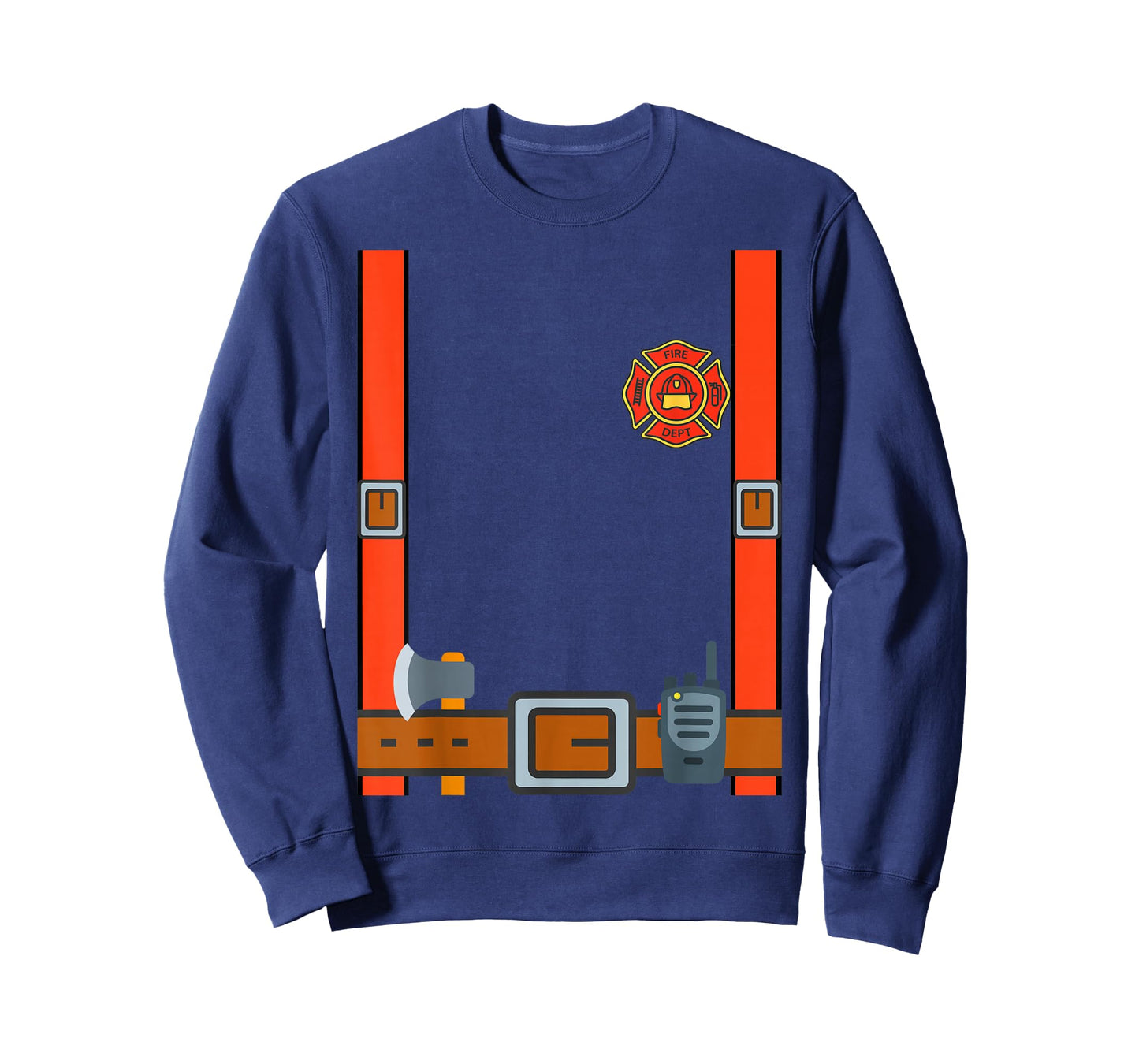 Fun Fireman Halloween - Firefighter Cosplay Costume Dressup T-Shirt