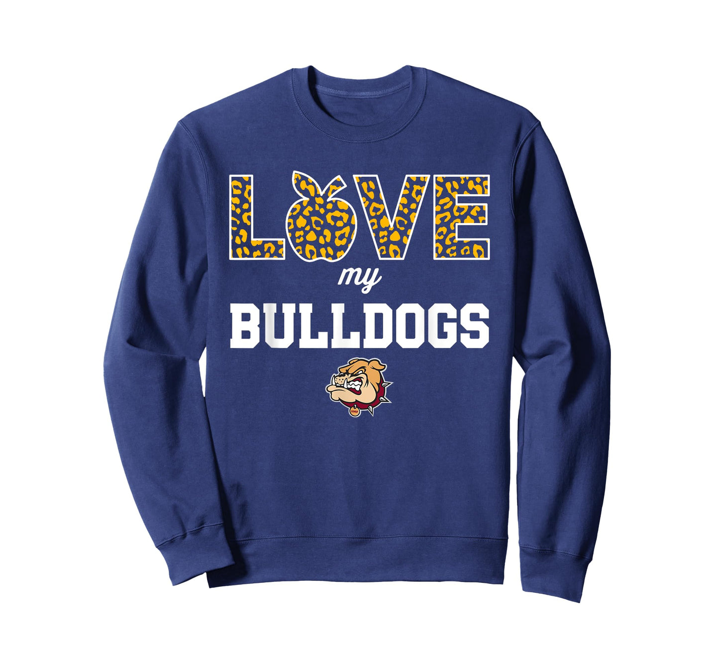 Stow-Munroe Falls Bulldogs Logo Love My Team HS T-Shirt