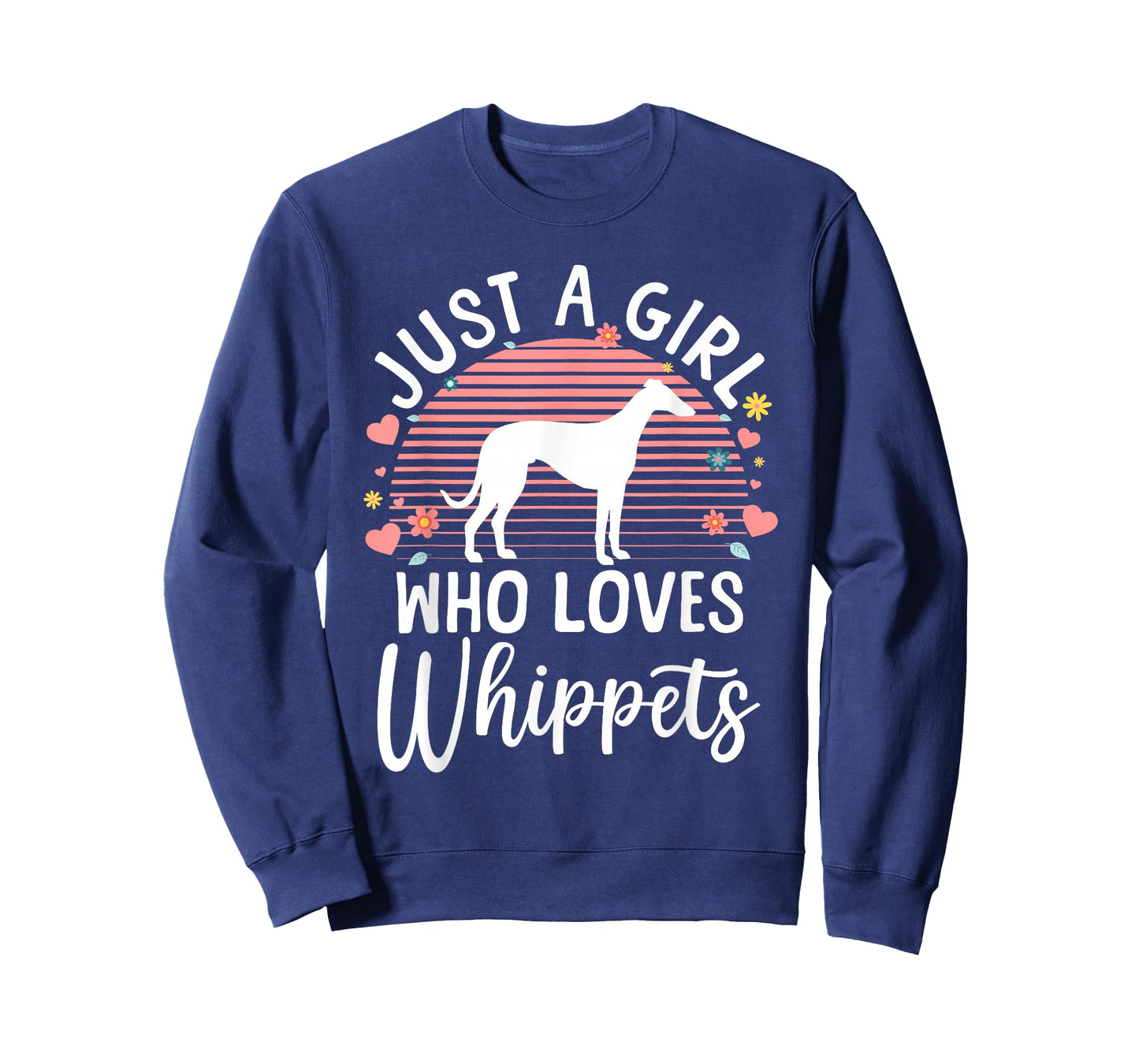 Funny Whippet Art For Women Girls Whippet Dog Lover Whippet T-Shirt