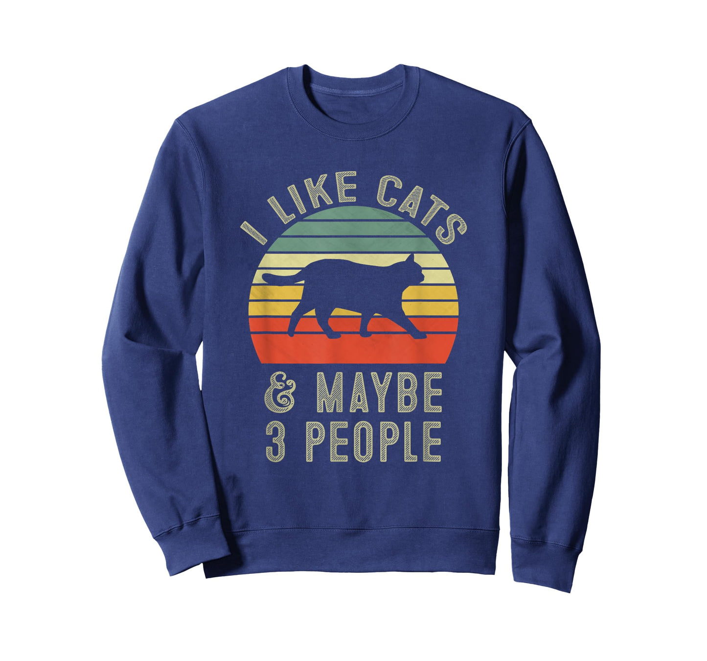 I Like Cats And Maybe 3 People Cat Lover Gifts T-Shirt
