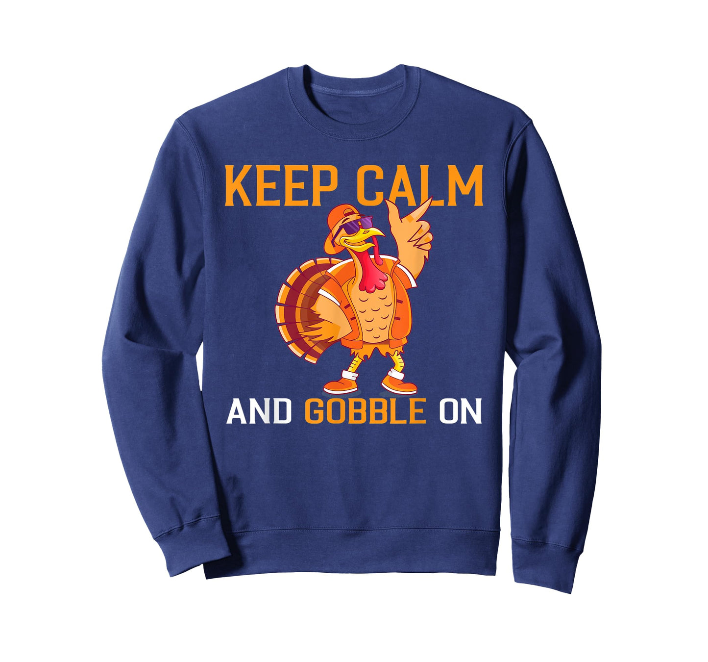 Keep calm and gobble on Thanksgiving Turkey T-Shirt