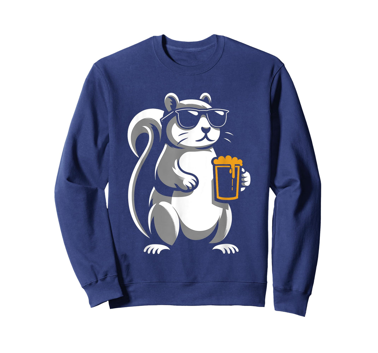 Sunglasses Squirrel Drinking Beer Squirrels Drunk Animal T-Shirt