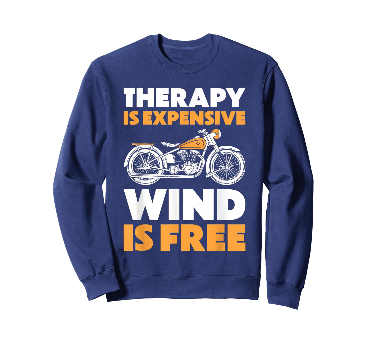 Therapy Is Expensive Wind Is Free Shirt Men Motorcycle Rider T-Shirt
